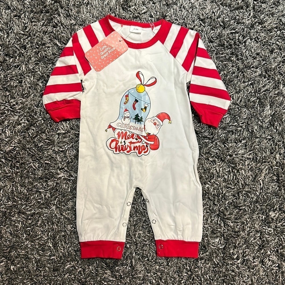 NWT Merry Christmas one piece jumper for baby boy or girl